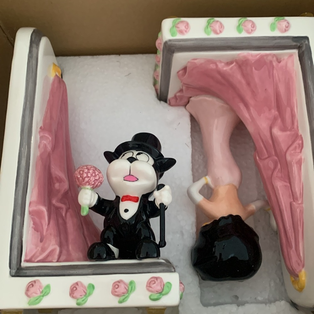1995 Vintage Betty Boop And Bimbo The Cat Cartoon Character Bookends NEW MINT - Picture 3 of 9